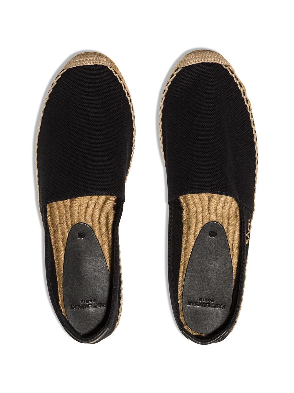 Saint Laurent  Flat shoes Black Espadrilles Saint Laurent