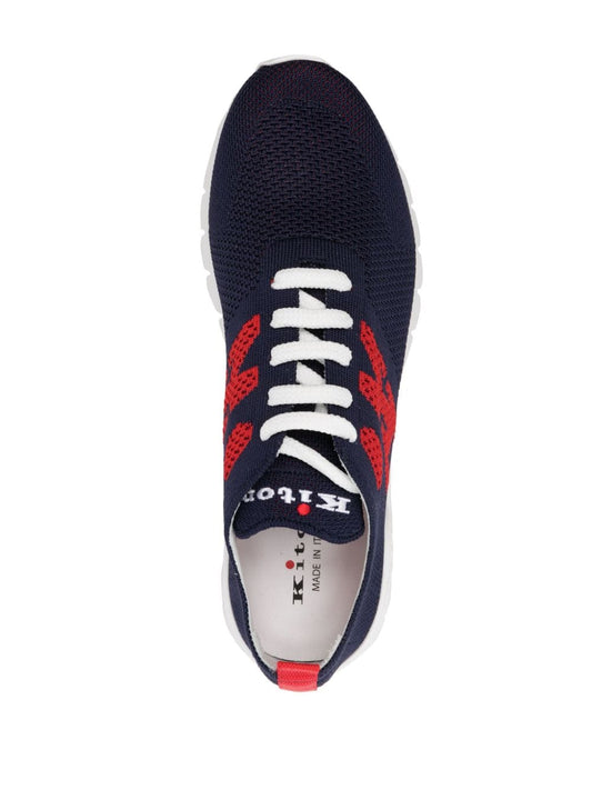 Kiton Sneakers Blue Sneakers Kiton