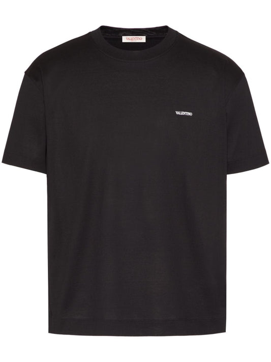 Valentino T-shirts and Polos Black Topwear Valentino