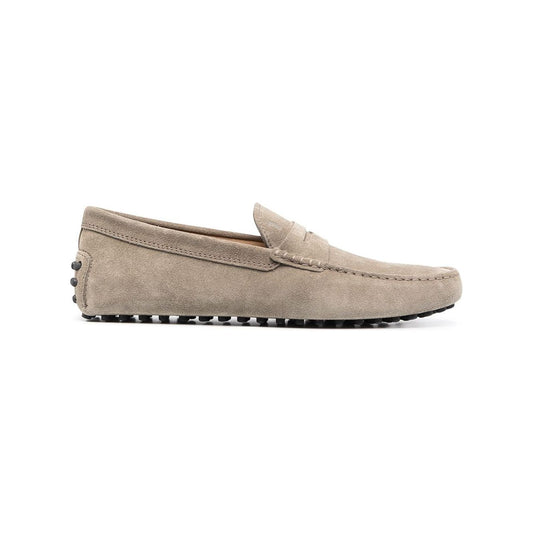 Tod's beige suede leather flat shoes Moccasins Tod'S