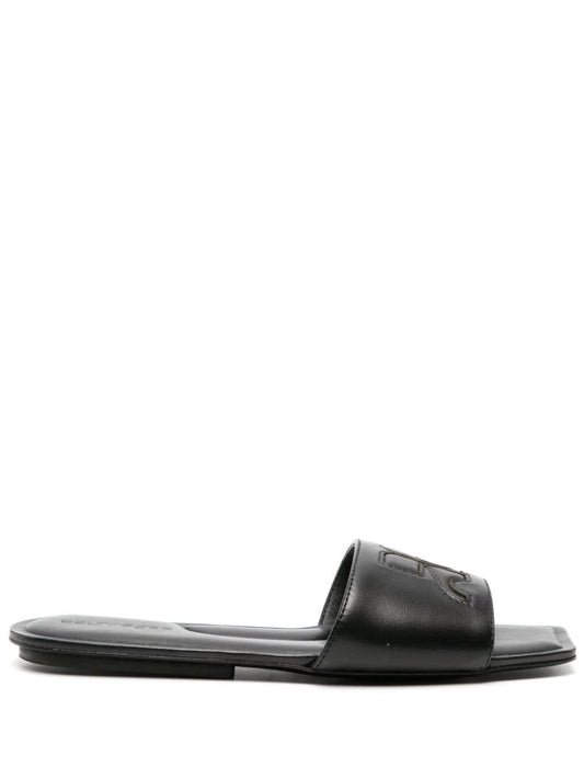 COURREGES PRE Sandals Black Sandals Courreges Pre