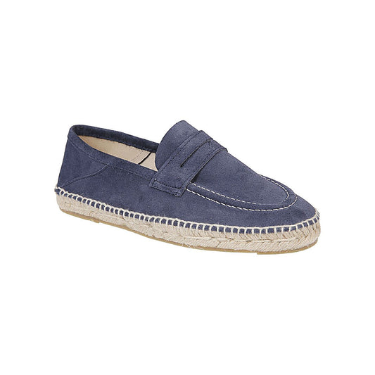 MANEBI Flat shoes Blue Moccasins Manebi