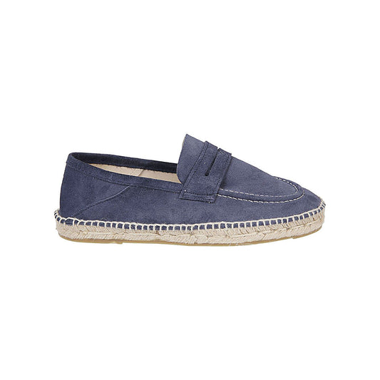 MANEBI Flat shoes Blue Moccasins Manebi