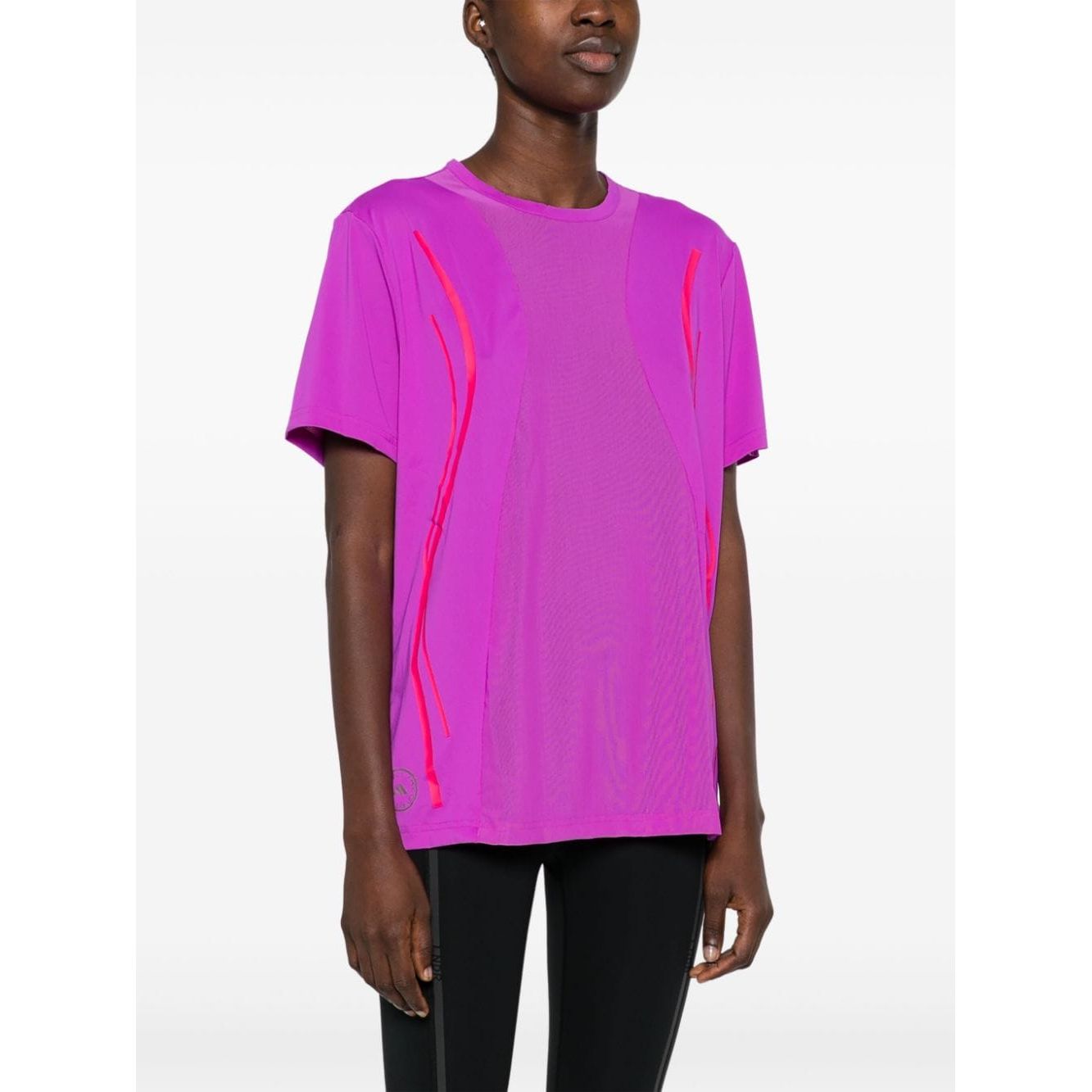 Adidas By Stella McCartney T-shirts and Polos Fuchsia Topwear Adidas By Stella Mccartney