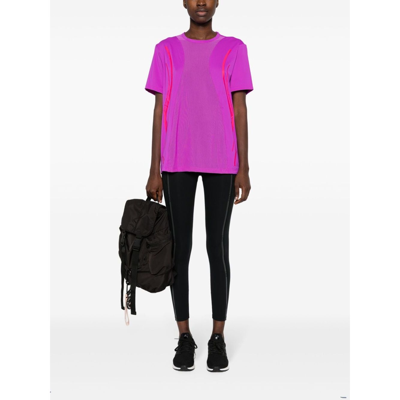 Adidas By Stella McCartney T-shirts and Polos Fuchsia Topwear Adidas By Stella Mccartney