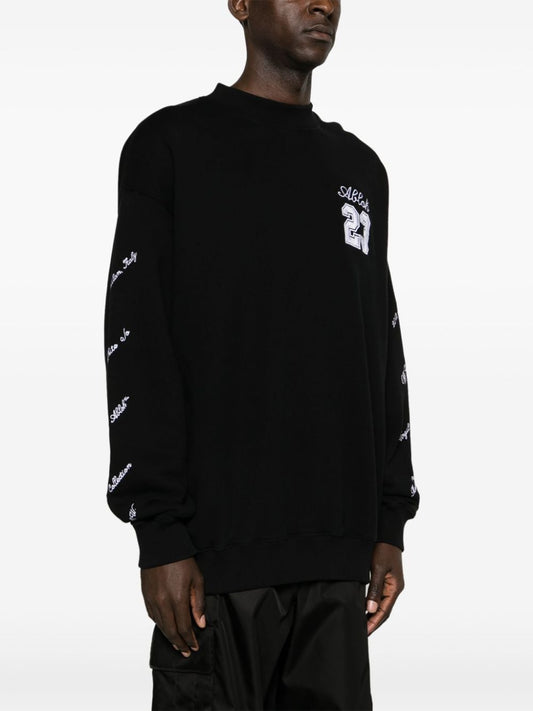 Off White Sweaters Black