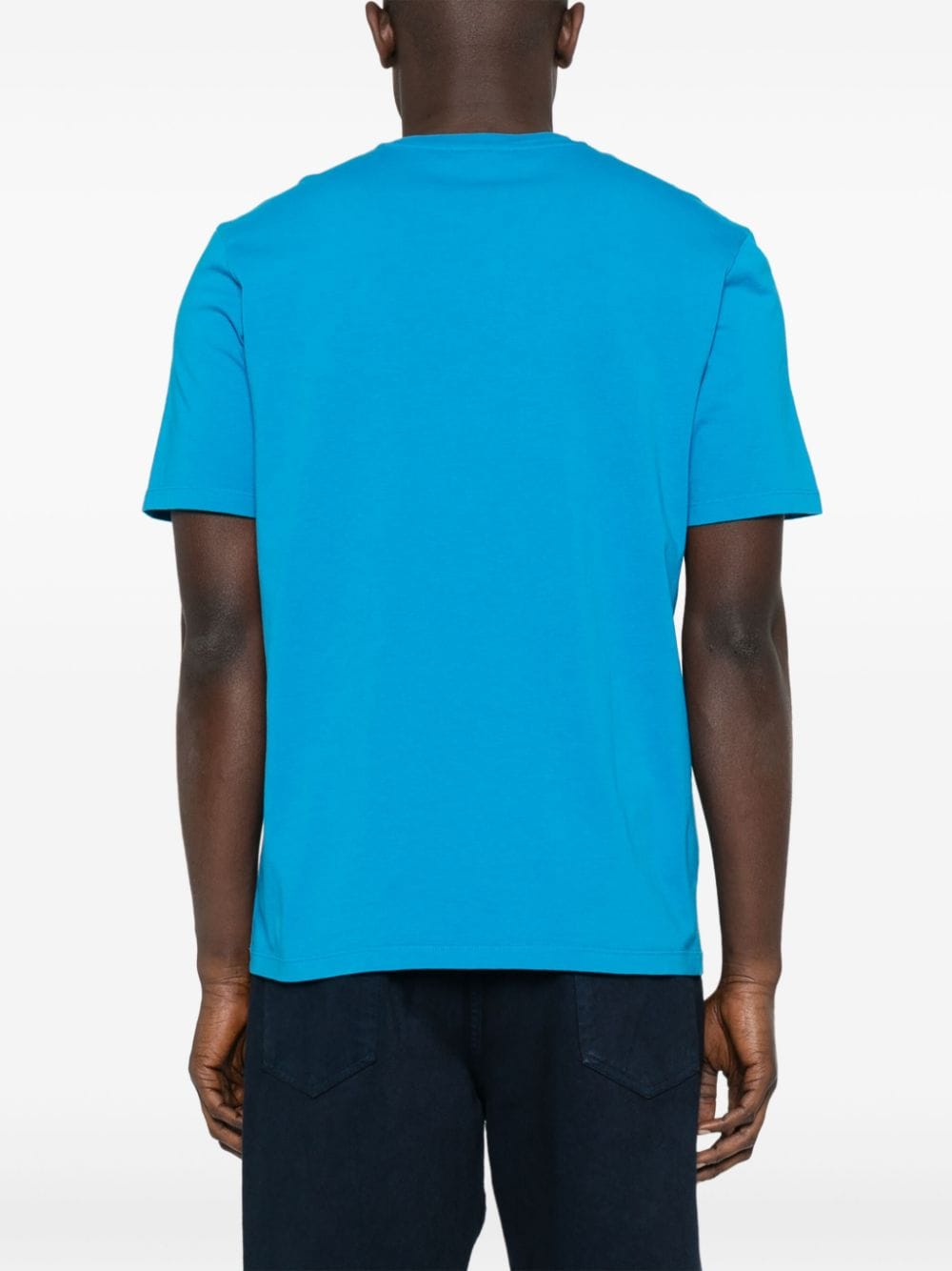 MAISON KITSUNE' T-shirts and Polos Blue Topwear Maison Kitsune'