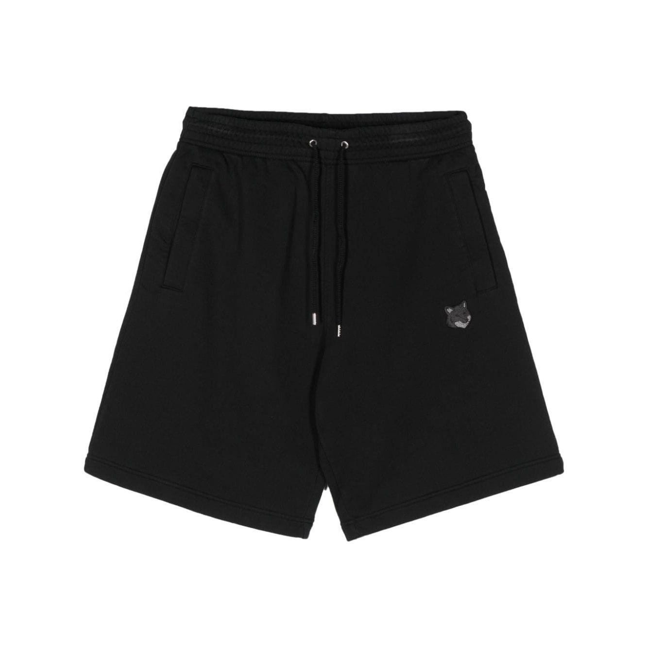 MAISON KITSUNE' Shorts Black Short trousers Maison Kitsune'