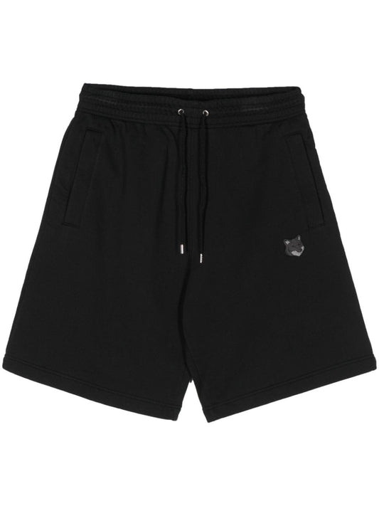 MAISON KITSUNE' Shorts Black Short trousers Maison Kitsune'