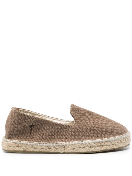 MANEBI Flat shoes Dove Grey Espadrilles Manebi