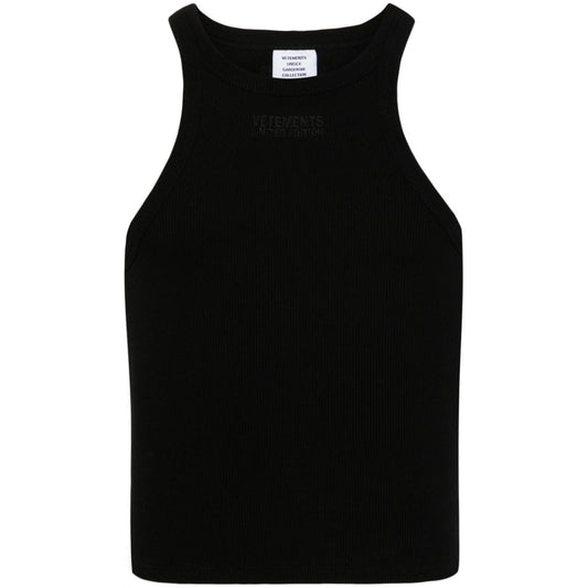 Vetements Top Black