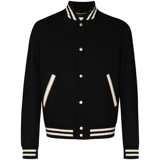 Saint Laurent  Coats Black Jackets Saint Laurent