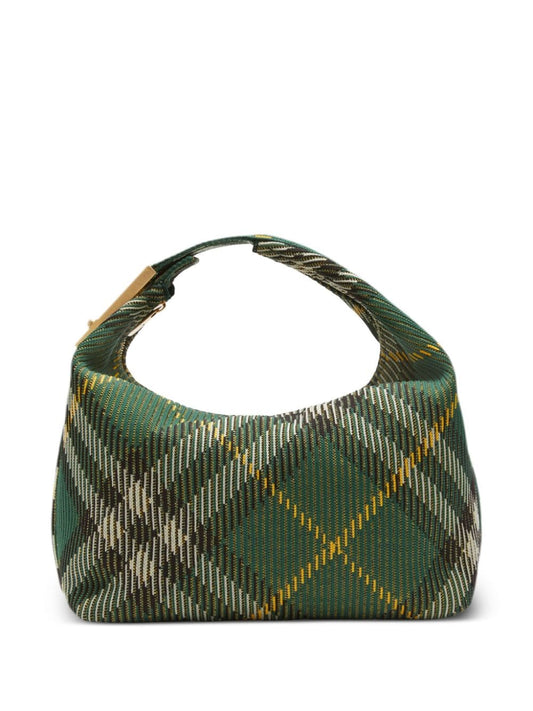 Burberry Women's Medium Peg Bag Green Handbag Burberry