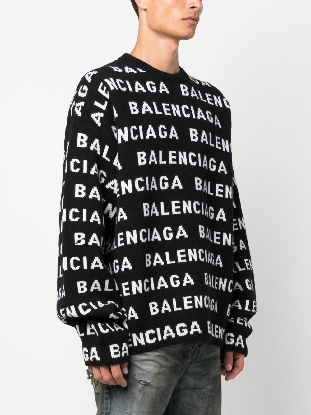 Balenciaga Sweaters Black Topwear Balenciaga