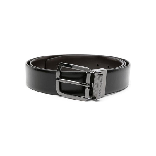 Emporio Armani Men Leather Belts Brown Belts Emporio Armani