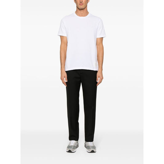 Thom Browne T-shirts and Polos White Topwear Thom Browne