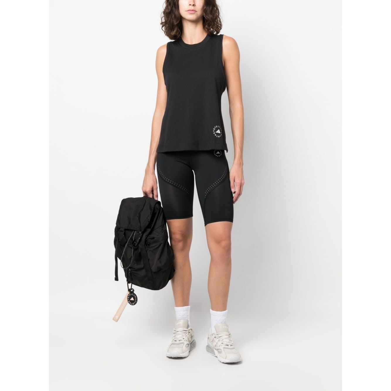 Adidas By Stella McCartney Top Black Topwear Adidas By Stella Mccartney