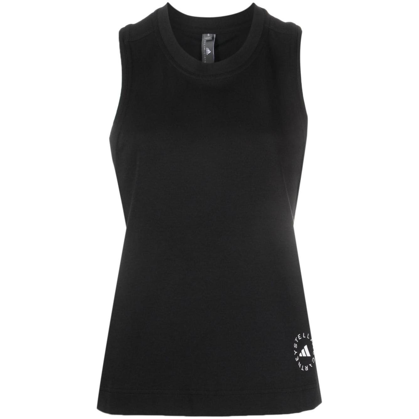 Adidas By Stella McCartney Top Black Topwear Adidas By Stella Mccartney