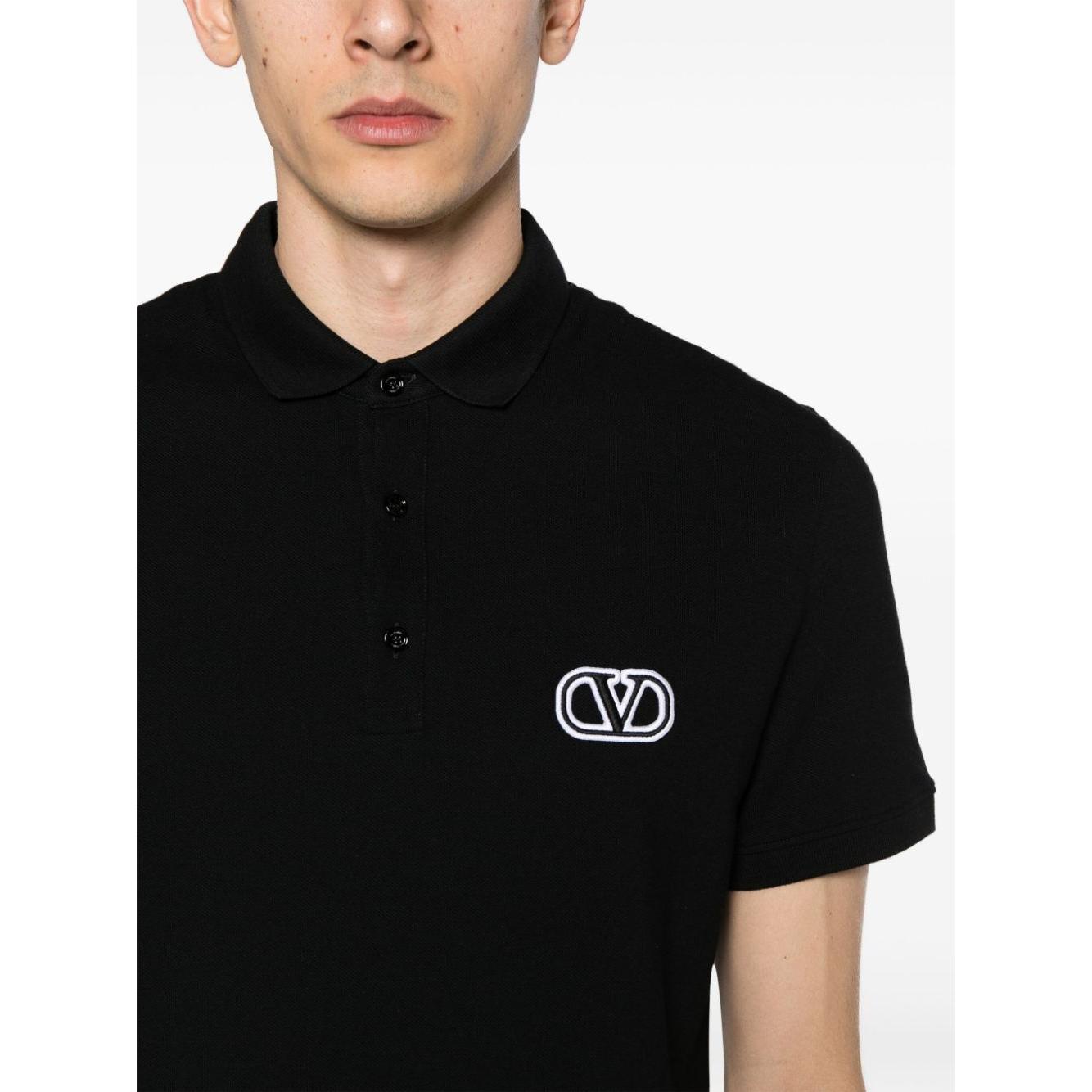 Valentino T-shirts and Polos Black Topwear Valentino