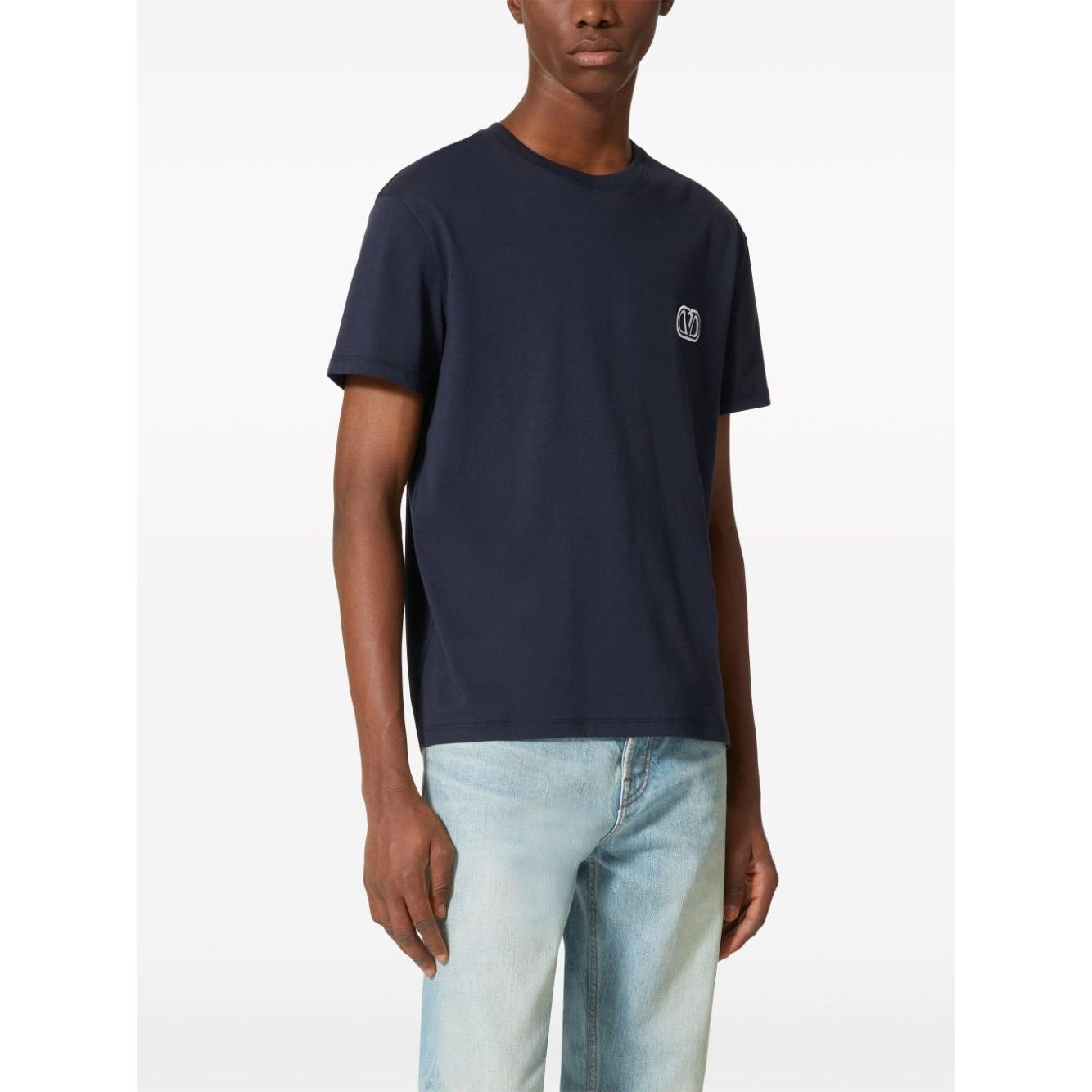 Valentino T-shirts and Polos Blue Topwear Valentino