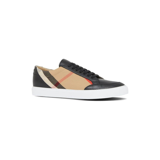 Burberry calf leather-blend house check pattern Sneakers Sneakers Burberry