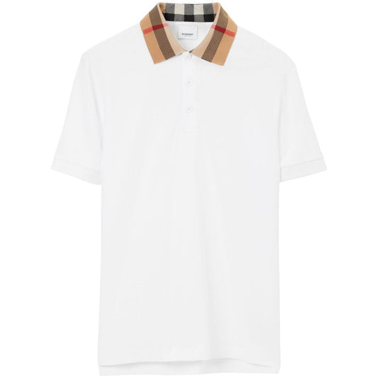 Burberry T-shirts and Polos White Topwear Burberry