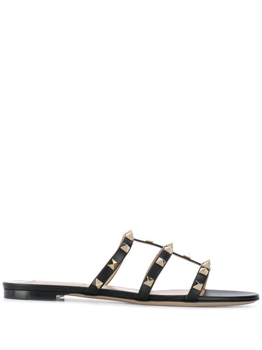 Valentino Garavani Sandals Black Sandals Valentino Garavani Dark Slate Gray