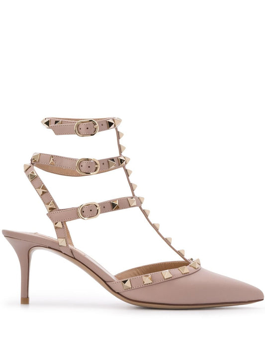 Valentino Garavani With Heel Powder Medium Heel Valentino Garavani Rosy Brown