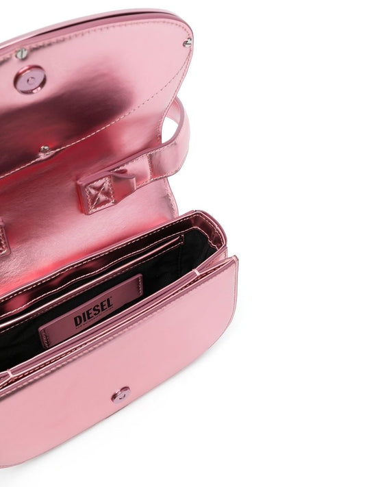 Diesel 1DR metallic pink shoulder Bag