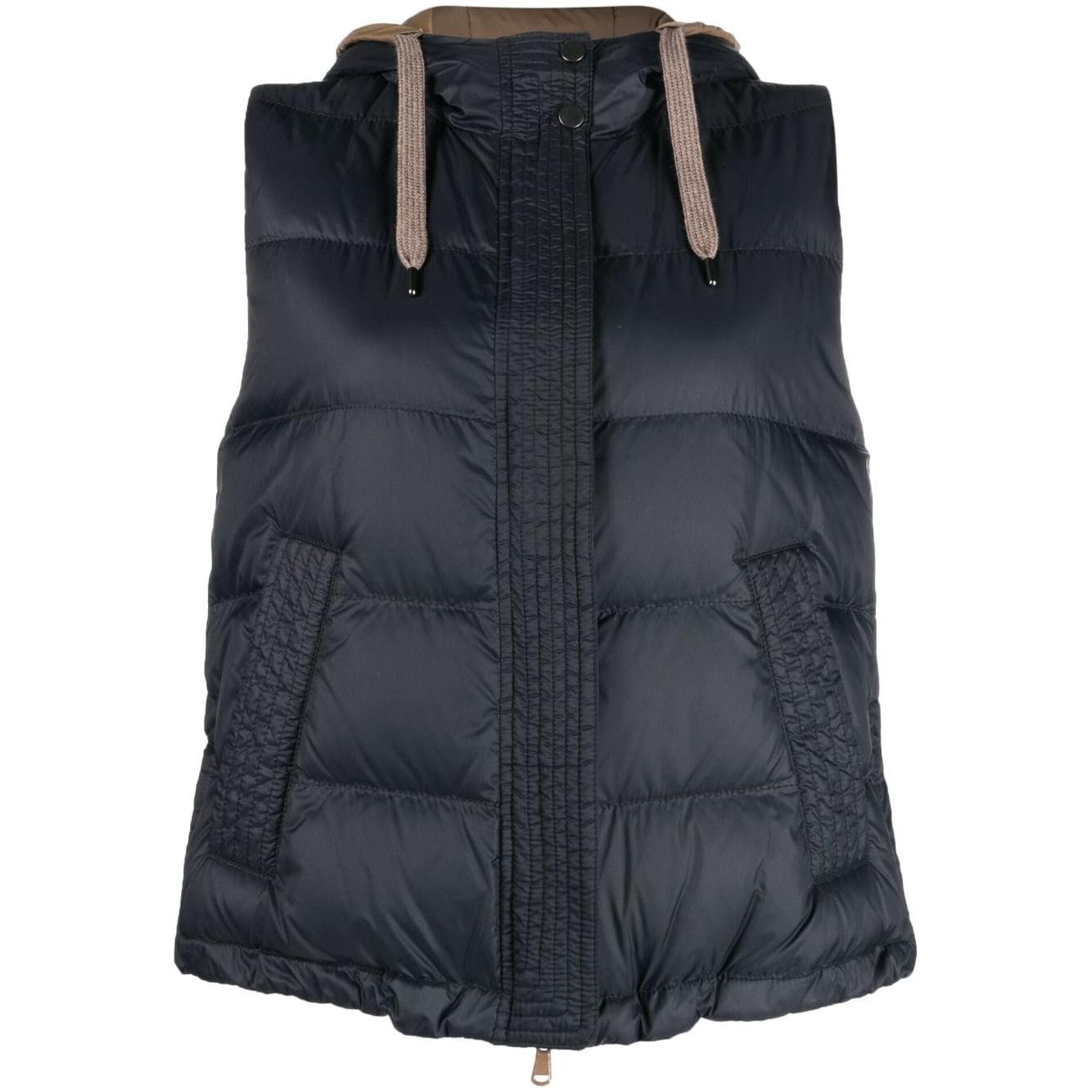 Brunello Cucinelli Jackets Blue Vests Brunello Cucinelli