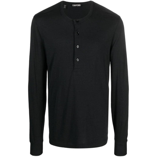 Tom Ford T-shirts and Polos Black Topwear Tom Ford