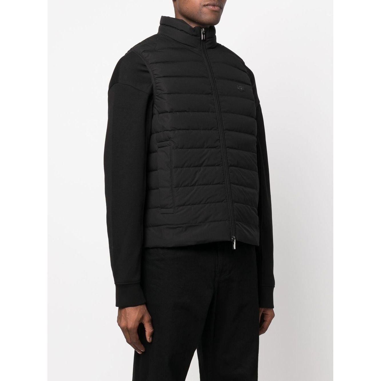 Emporio Armani Jackets Black Vests Emporio Armani