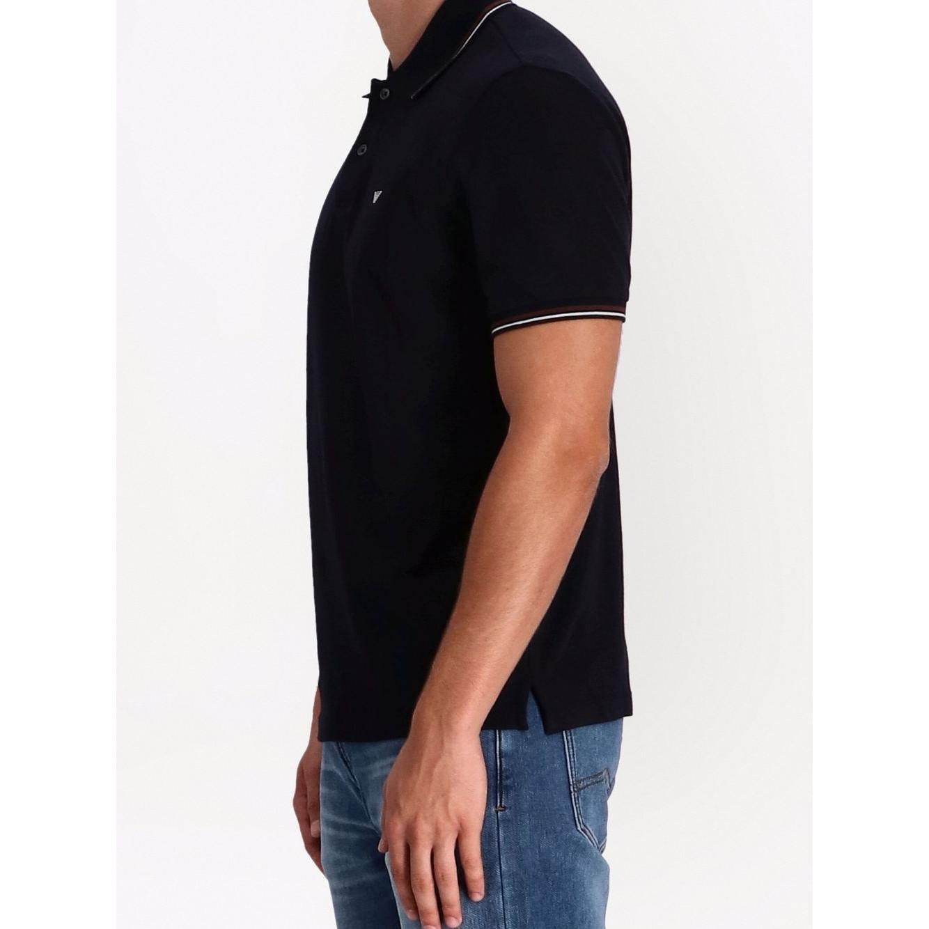 Emporio Armani T-shirts and Polos Blue Topwear Emporio Armani