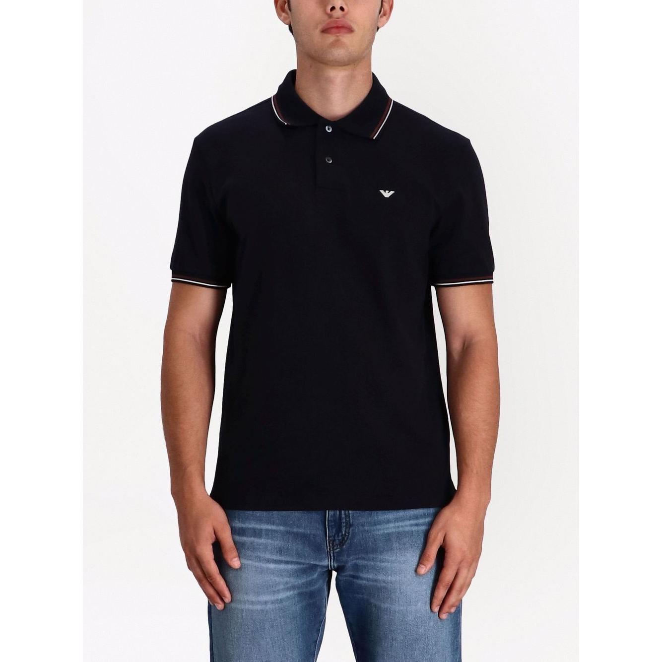 Emporio Armani T-shirts and Polos Blue Topwear Emporio Armani