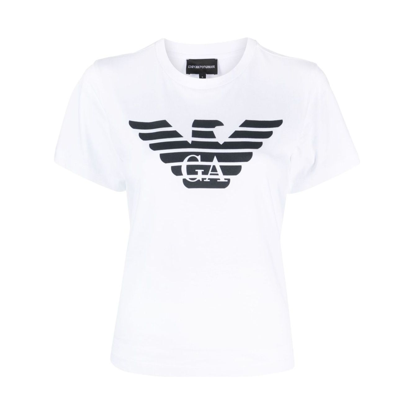 Emporio Armani T-shirts and Polos White Topwear Emporio Armani