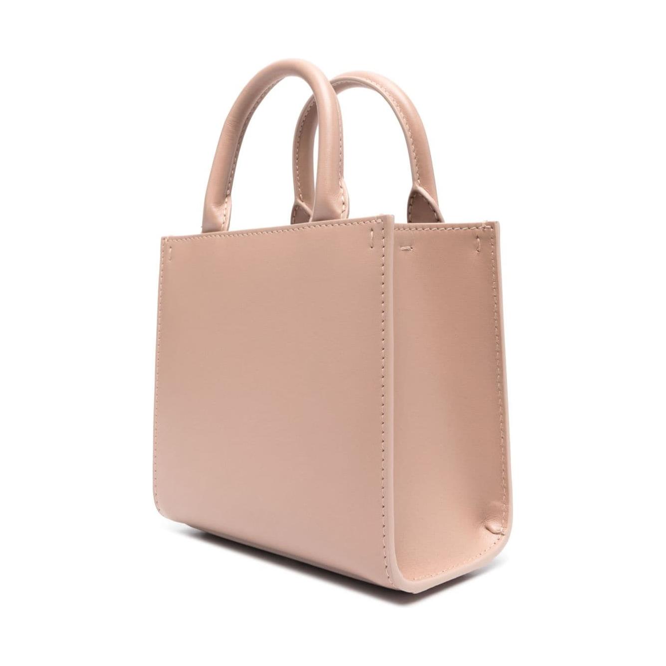 Dolce & Gabbana DG Daily Beige Calf Leather Tote Bag Shoulder Dolce & Gabbana