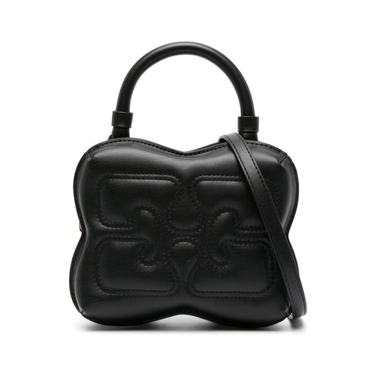 GANNI black recycled leather Bag Shoulder Ganni