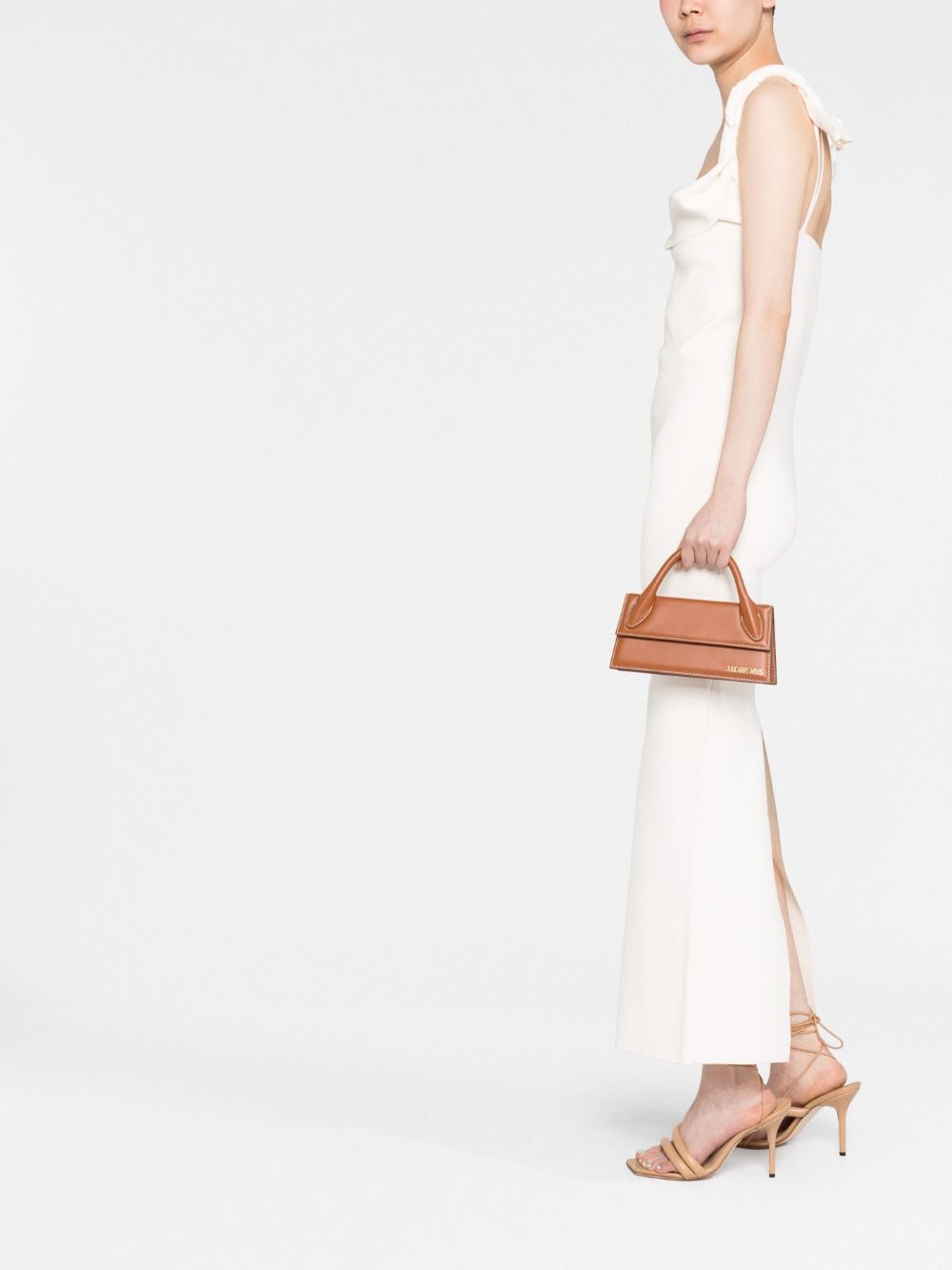 JACQUEMUS Bags.. Leather Brown Handbag JACQUEMUS