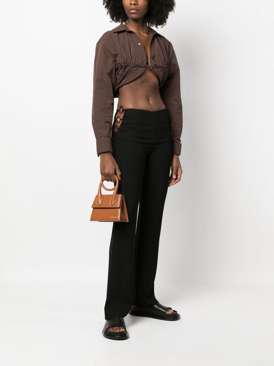 JACQUEMUS Bags.. Leather Brown Handbag JACQUEMUS