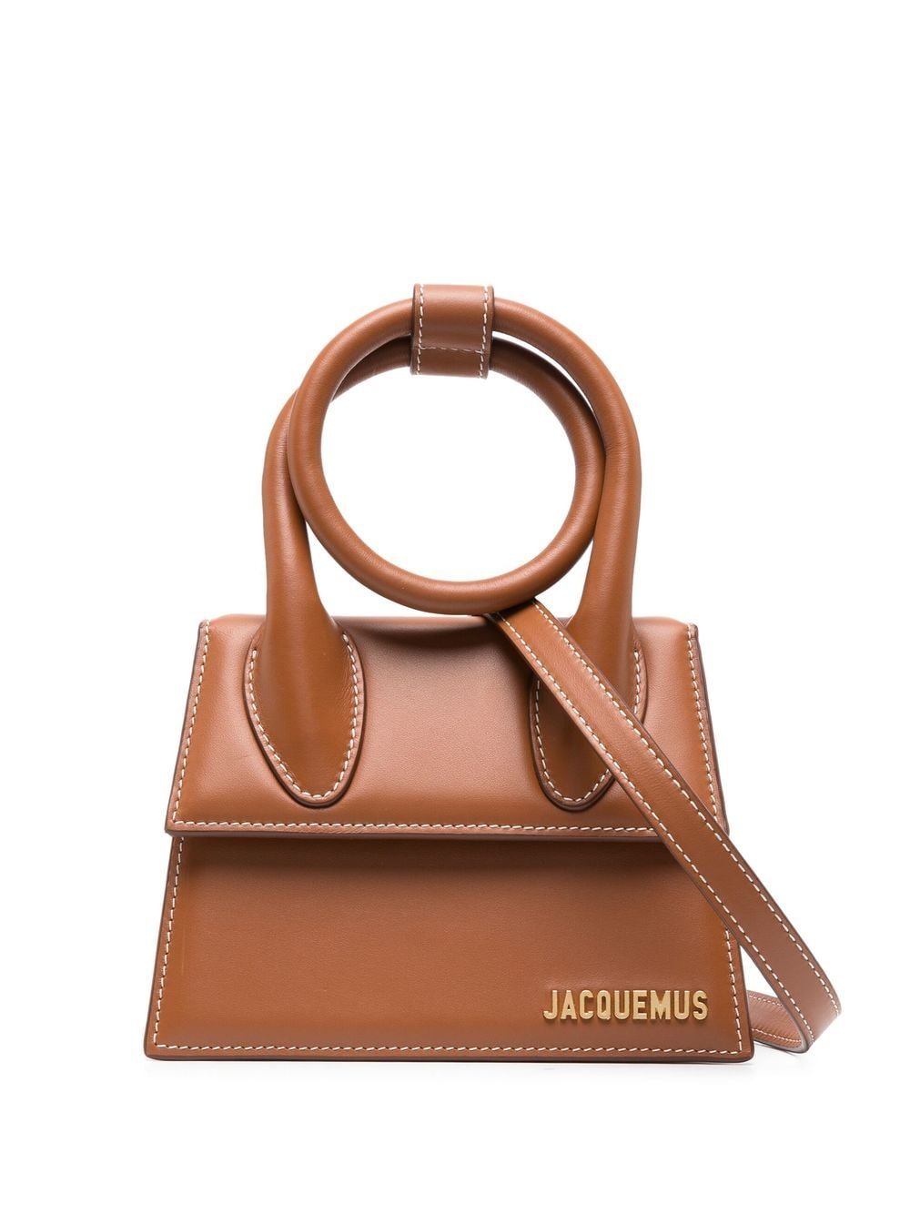 JACQUEMUS Bags.. Leather Brown Handbag JACQUEMUS