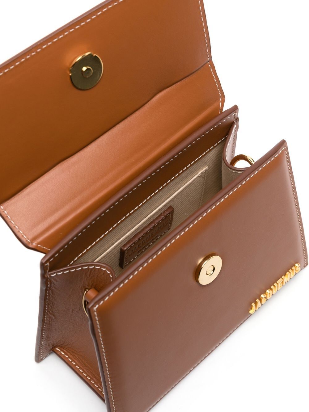 JACQUEMUS Bags.. Leather Brown Handbag JACQUEMUS