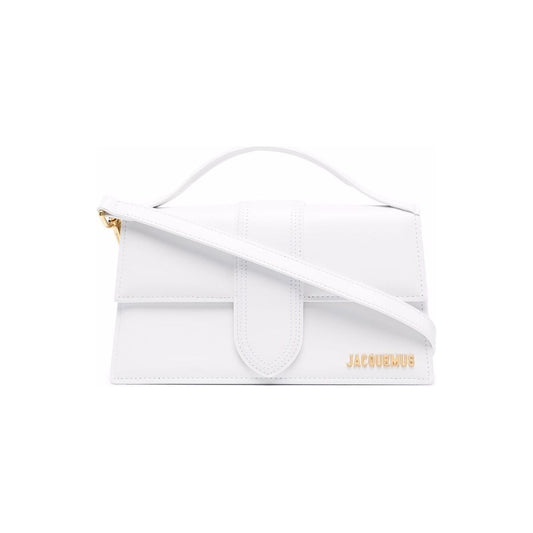 JACQUEMUS white leather Bag Handbag JACQUEMUS