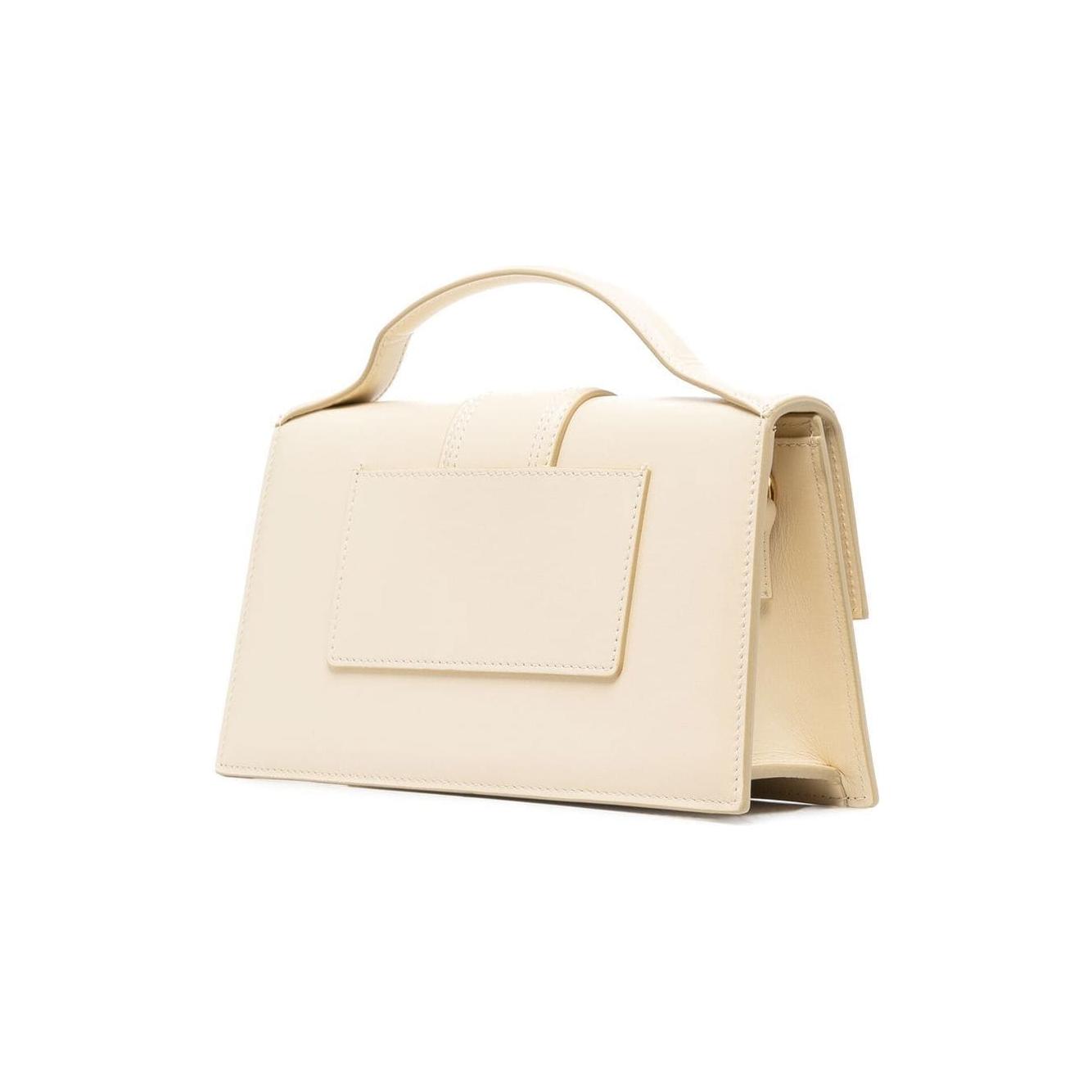 JACQUEMUS ivory white calf leather Bag Handbag JACQUEMUS