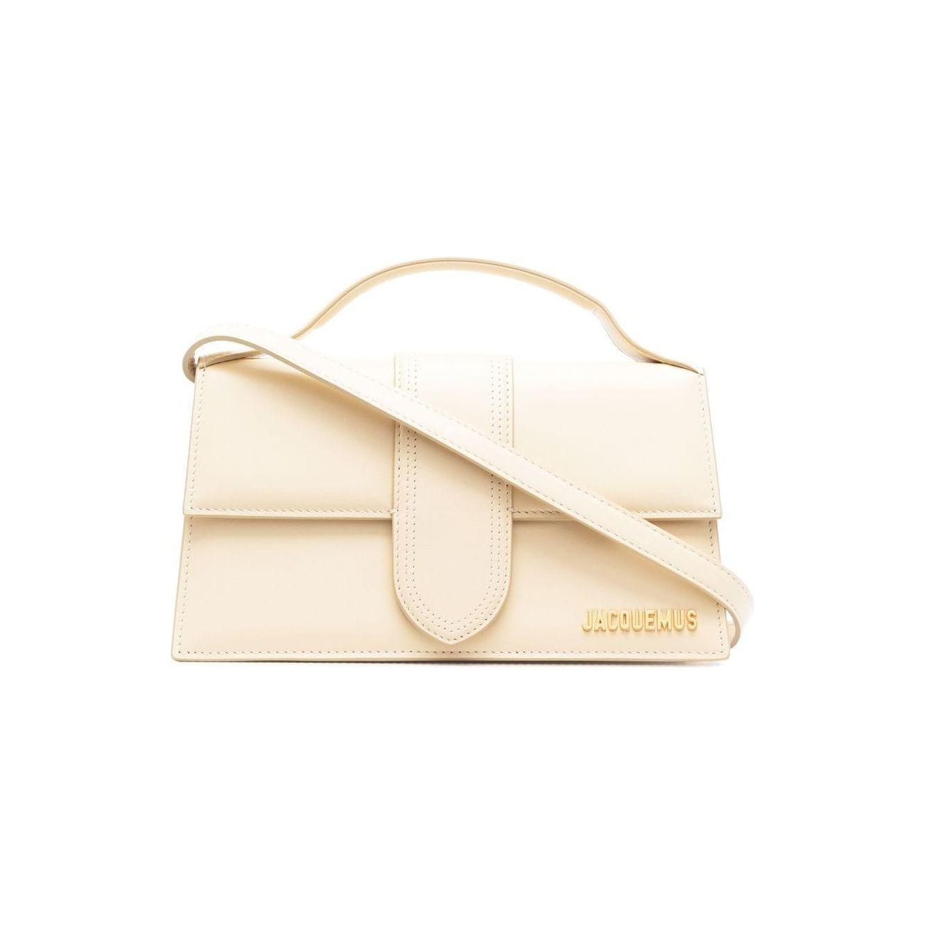 JACQUEMUS ivory white calf leather Bag Handbag JACQUEMUS