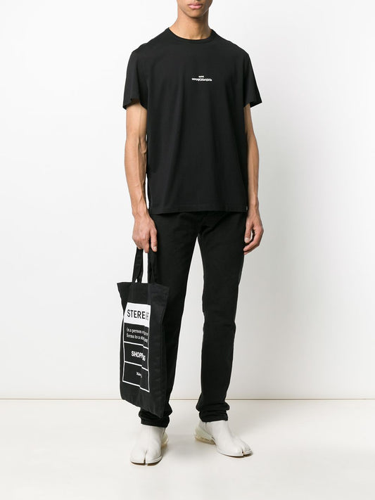 Maison Margiela  crew-neck men T-shirts Black