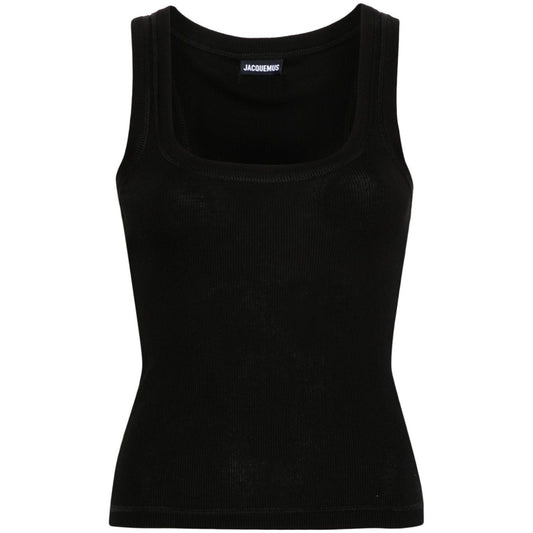 JACQUEMUS Top Black Topwear JACQUEMUS