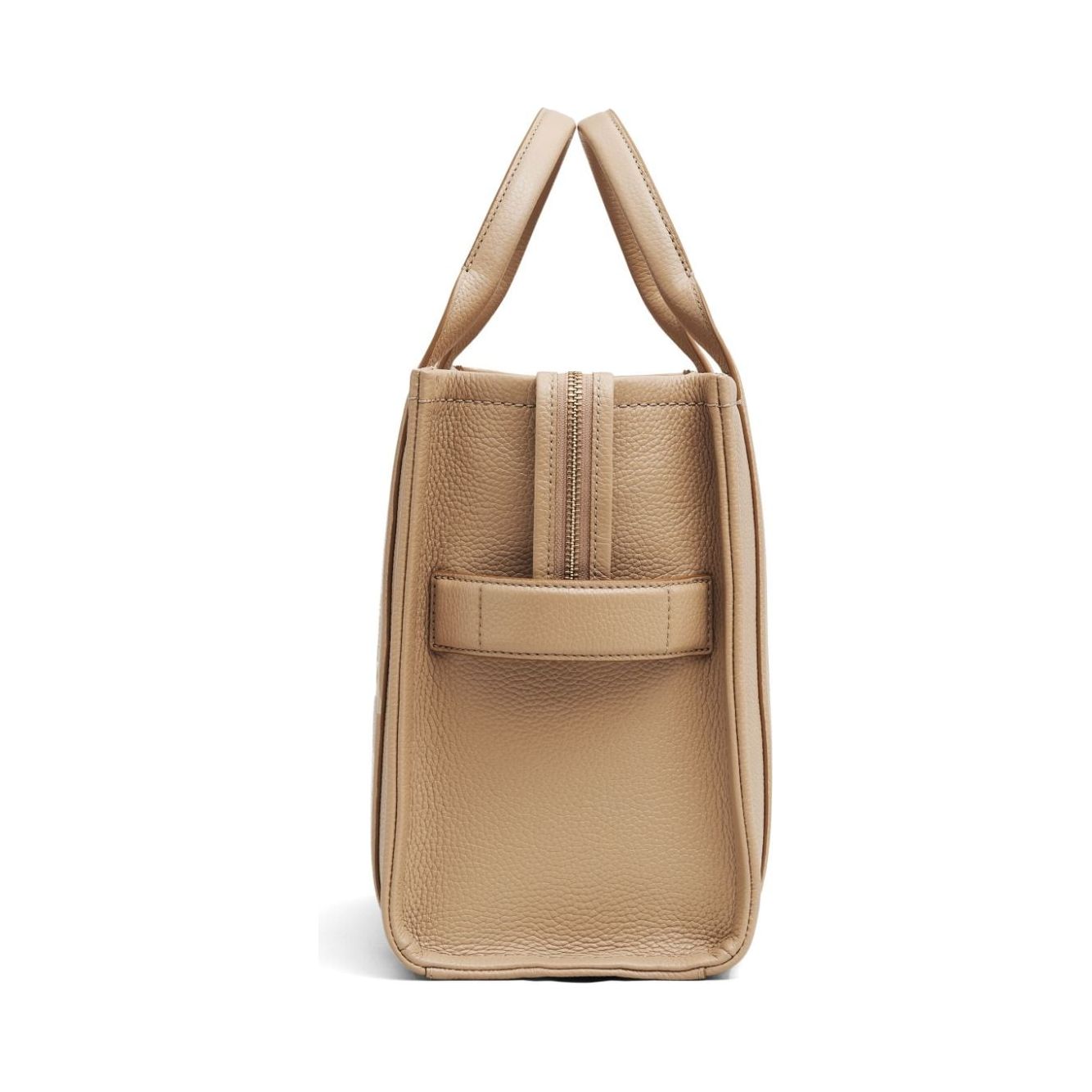 Marc Jacobs beige leather debossed logo Bag Shopper Marc Jacobs