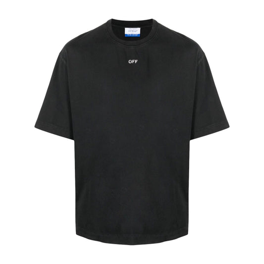 Off White T-shirts and Polos Black