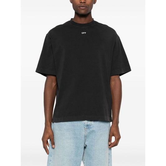 Off White T-shirts and Polos Black