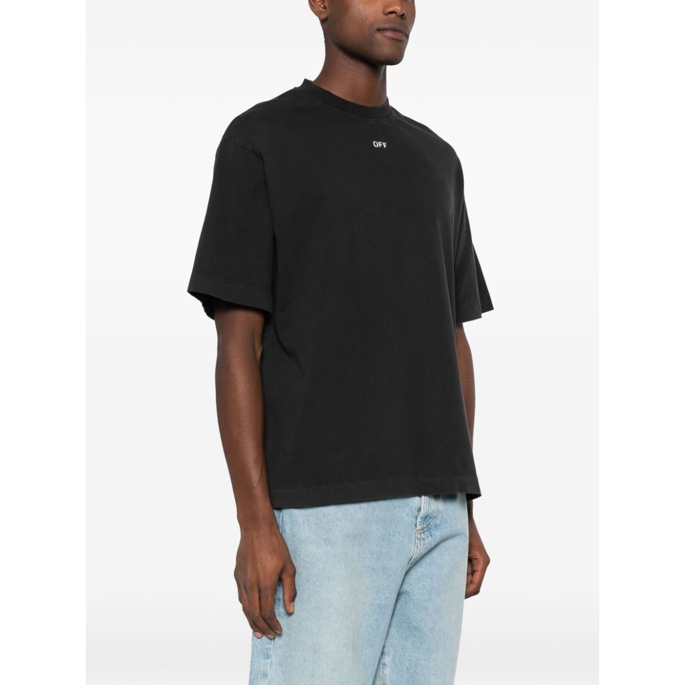 Off White T-shirts and Polos Black